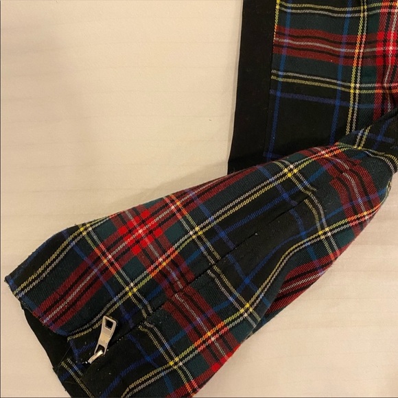 Plaid zipper sweatpants - Picture 7 of 10